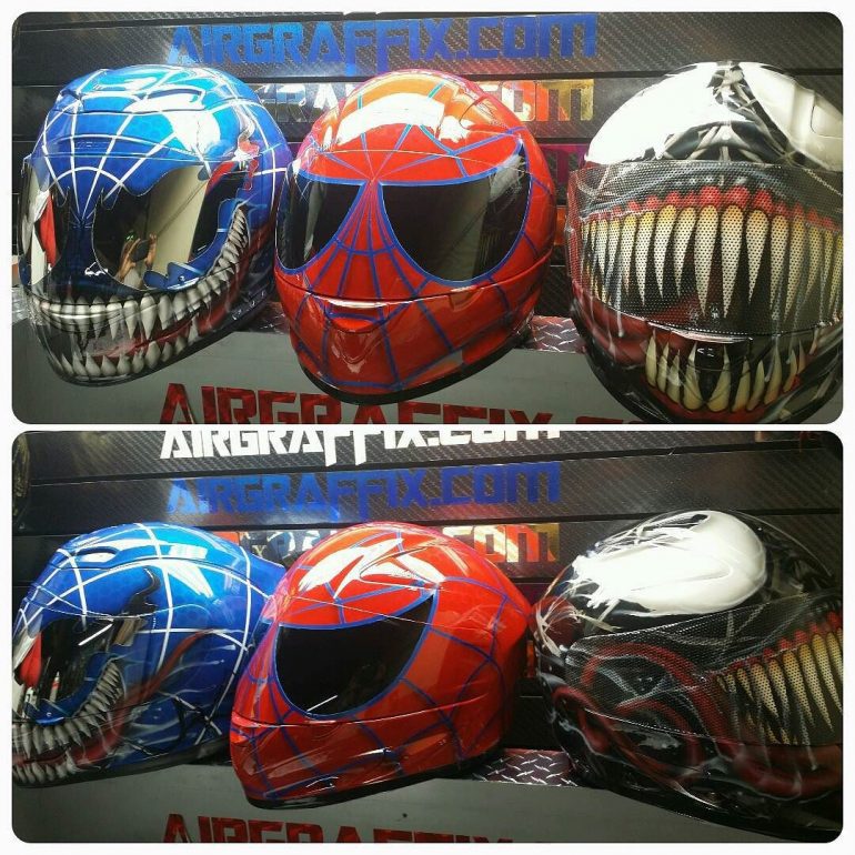 Spiderman Motorcycle Helmets
