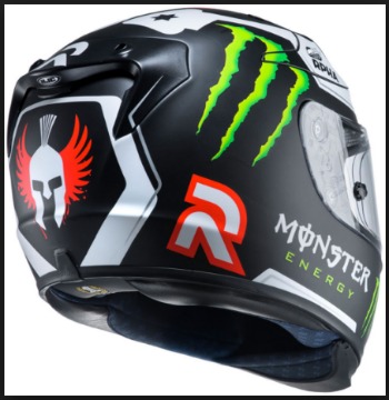 HJC RPHA 10 Pro Lorenzo Replica III Full Face Motorcycle Helmet 2