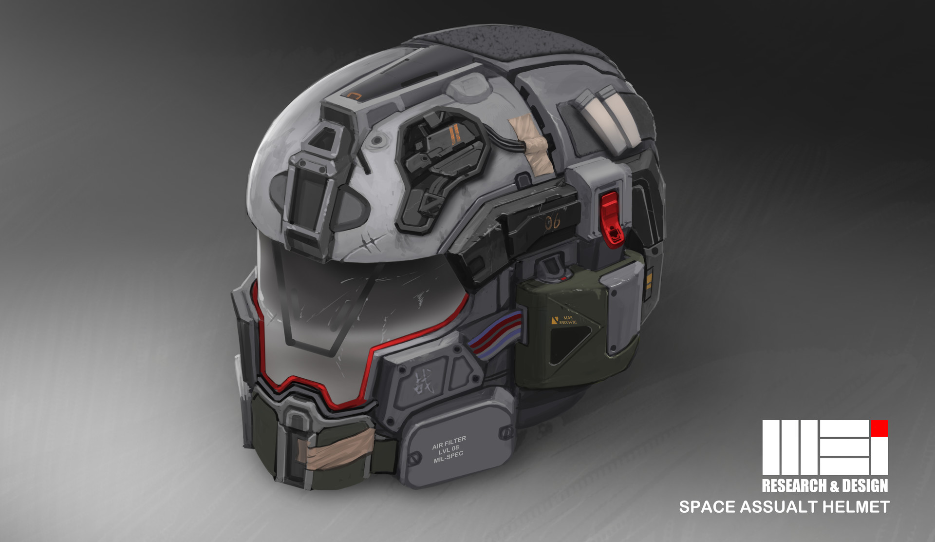 Top 10 Coolest Helmet Concepts on Artstation that could be Motorcycle ...
