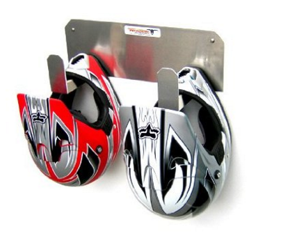 dirt bike helmet rack