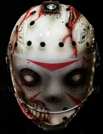 horror motorcycle helmet