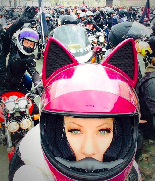 Cat Ear Motorcycle Helmets