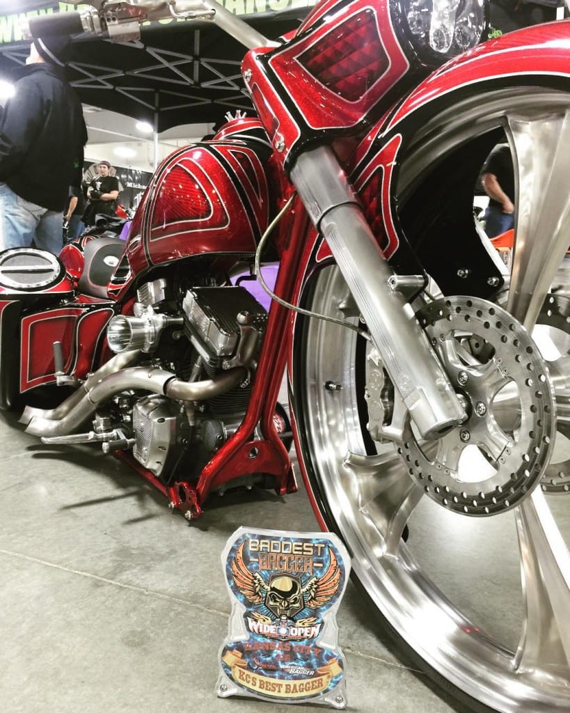pinstriped motorcycles