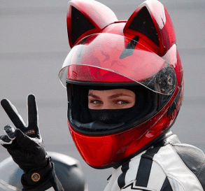 Cat Ear Motorcycle Helmets