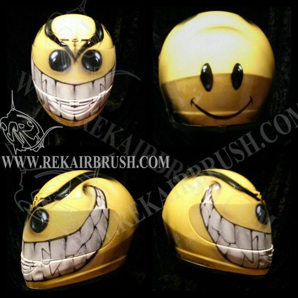 Smiley Face Motorcycle Helmets