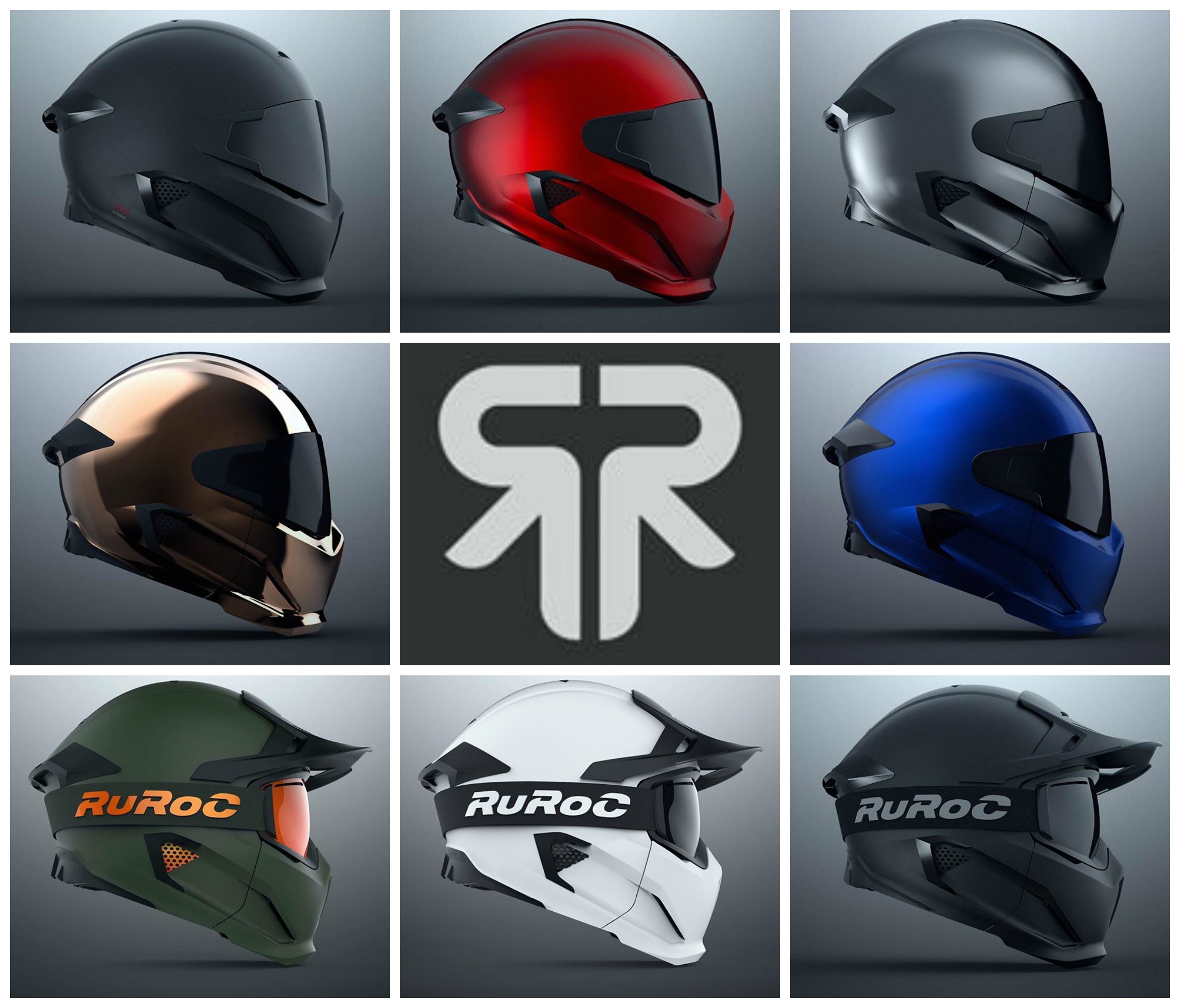 Ruroc Motorcycle Helmet
