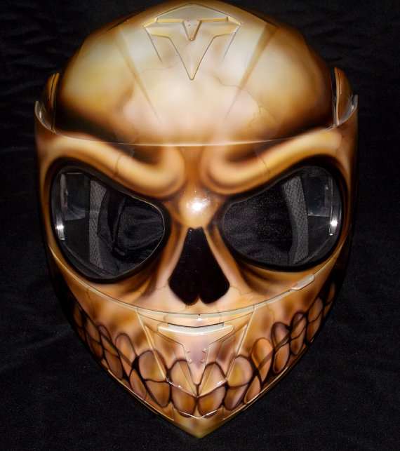 Airbrushed Motorcycle Helmets