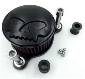 Skull Motorcycle Air Cleaner cover 2