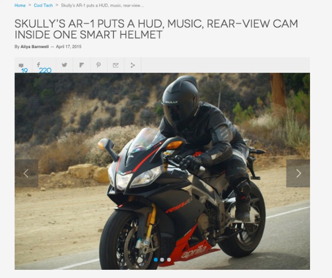Skully AR 1 A Smart Motorcycle Helmet with Head Up Display Digital Trends