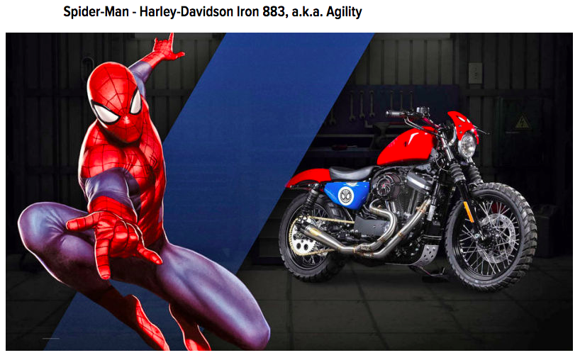 Harley Davidson Teams up with Marvel Yeah, the Comic