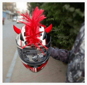 101 Awesome Motorcycle Helmet Mohawks