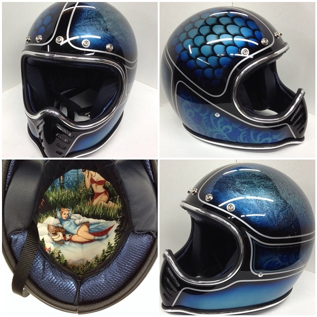 Custom Motorcycle Helmets - It's time for a Badass Custom Helmet