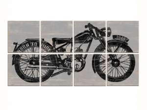 Large Motorcycle Wall Decor by RightGrain